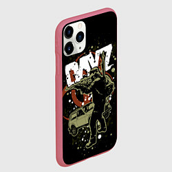 Чехол iPhone 11 Pro матовый DayZ, цвет: 3D-малиновый — фото 2