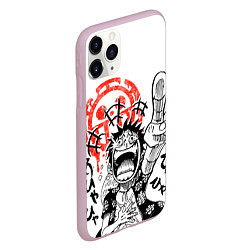 Чехол iPhone 11 Pro матовый One Piece, цвет: 3D-розовый — фото 2