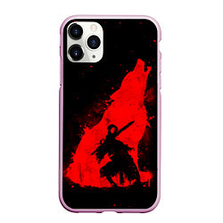 Чехол iPhone 11 Pro матовый DARK SOULS ТЁМНЫЕ ДУШИ, цвет: 3D-розовый