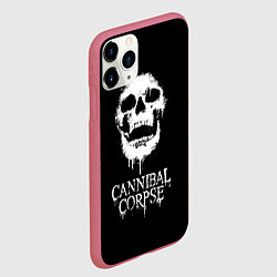 Чехол iPhone 11 Pro матовый Сannibal Сorpse $$$, цвет: 3D-малиновый — фото 2