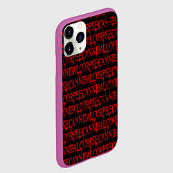 Чехол iPhone 11 Pro матовый Cannibal Corpse, цвет: 3D-фиолетовый — фото 2