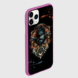 Чехол iPhone 11 Pro матовый METAL GEAR SOLID SNAKE, цвет: 3D-фиолетовый — фото 2