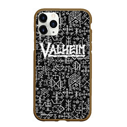 Чехол iPhone 11 Pro матовый Valheim, цвет: 3D-коричневый