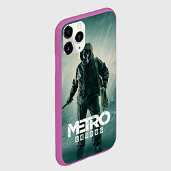 Чехол iPhone 11 Pro матовый Metro Exodus, цвет: 3D-фиолетовый — фото 2