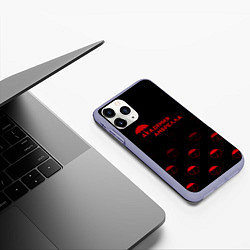 Чехол iPhone 11 Pro матовый Академия Амбрелла, цвет: 3D-светло-сиреневый — фото 2