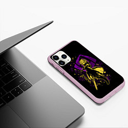 Чехол iPhone 11 Pro матовый GENSHIN IMPACT, АЛЬБЕДО, цвет: 3D-розовый — фото 2