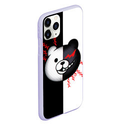 Чехол iPhone 11 Pro матовый MONOKUMA МОНОКУМА, цвет: 3D-светло-сиреневый — фото 2
