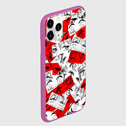 Чехол iPhone 11 Pro матовый SENPAI, цвет: 3D-фиолетовый — фото 2