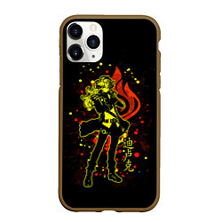 Чехол iPhone 11 Pro матовый GENSHIN IMPACT, ДИЛЮК, цвет: 3D-коричневый