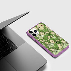Чехол iPhone 11 Pro матовый Сильфиетта Грейрат, цвет: 3D-фиолетовый — фото 2