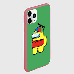 Чехол iPhone 11 Pro матовый Bobs, цвет: 3D-малиновый — фото 2