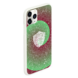 Чехол iPhone 11 Pro матовый Щит АПВ 176ВЗ, цвет: 3D-белый — фото 2