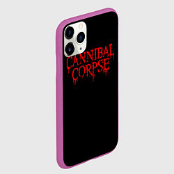 Чехол iPhone 11 Pro матовый Cannibal Corpse, цвет: 3D-фиолетовый — фото 2