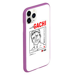Чехол iPhone 11 Pro матовый Billy Herrington, цвет: 3D-фиолетовый — фото 2