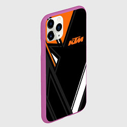 Чехол iPhone 11 Pro матовый KTM КТМ, цвет: 3D-фиолетовый — фото 2