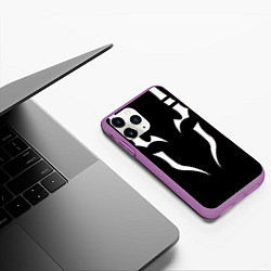 Чехол iPhone 11 Pro матовый ИТАДОРИ ТАТУ JUJUTSU KAISEN, цвет: 3D-фиолетовый — фото 2