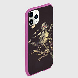 Чехол iPhone 11 Pro матовый Fallout New Vegas, цвет: 3D-фиолетовый — фото 2