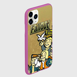 Чехол iPhone 11 Pro матовый Волтбои, цвет: 3D-фиолетовый — фото 2