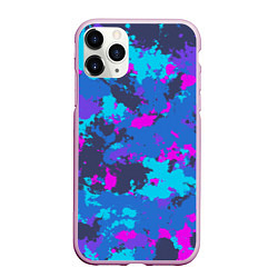 Чехол iPhone 11 Pro матовый Неоновые краски