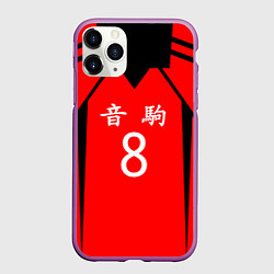 Чехол iPhone 11 Pro матовый НЕКОМА 8 NEKOMA, цвет: 3D-фиолетовый