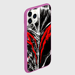 Чехол iPhone 11 Pro матовый BERSERK, цвет: 3D-фиолетовый — фото 2
