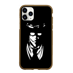 Чехол iPhone 11 Pro матовый Hellsing, цвет: 3D-коричневый