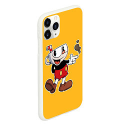 Чехол iPhone 11 Pro матовый CUPHEAD КАПХЕД, цвет: 3D-белый — фото 2