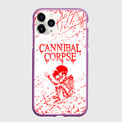 Чехол iPhone 11 Pro матовый Cannibal corpse, цвет: 3D-фиолетовый