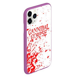 Чехол iPhone 11 Pro матовый Cannibal corpse, цвет: 3D-фиолетовый — фото 2