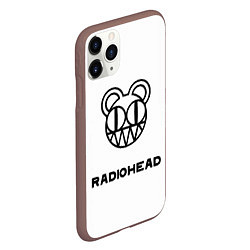 Чехол iPhone 11 Pro матовый Radiohead, цвет: 3D-коричневый — фото 2