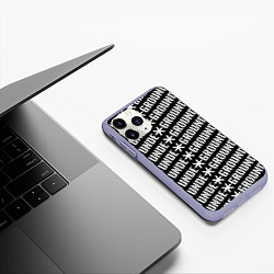 Чехол iPhone 11 Pro матовый UNDERGROUND, цвет: 3D-светло-сиреневый — фото 2