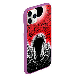 Чехол iPhone 11 Pro матовый BERSERK БЕРСЕРК, цвет: 3D-фиолетовый — фото 2