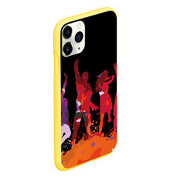 Чехол iPhone 11 Pro матовый Танцы, цвет: 3D-желтый — фото 2