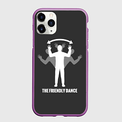 Чехол iPhone 11 Pro матовый Френдли DayZ, цвет: 3D-фиолетовый