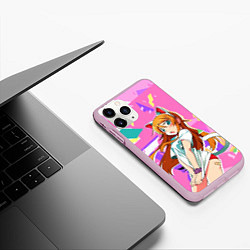 Чехол iPhone 11 Pro матовый Kirino Kousaka, цвет: 3D-розовый — фото 2