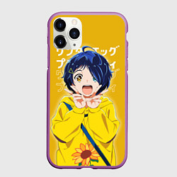 Чехол iPhone 11 Pro матовый Ohto ai, цвет: 3D-фиолетовый