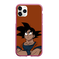 Чехол iPhone 11 Pro матовый DRAGON BALL ДРАГОН БОЛЛ, цвет: 3D-малиновый