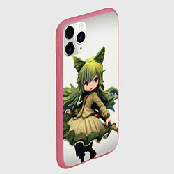 Чехол iPhone 11 Pro матовый Mylne and the Forest Gift, цвет: 3D-малиновый — фото 2