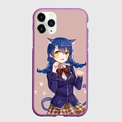 Чехол iPhone 11 Pro матовый Повар боец Сома, цвет: 3D-фиолетовый