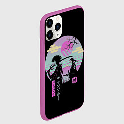 Чехол iPhone 11 Pro матовый Samurai, цвет: 3D-фиолетовый — фото 2