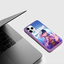 Чехол iPhone 11 Pro матовый Asagiri Gen, цвет: 3D-фиолетовый — фото 2