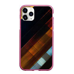 Чехол iPhone 11 Pro матовый Суперстайл, цвет: 3D-малиновый