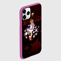Чехол iPhone 11 Pro матовый Обещанный неверленд, цвет: 3D-фиолетовый — фото 2