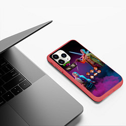 Чехол iPhone 11 Pro матовый Dead by Daylight, цвет: 3D-красный — фото 2