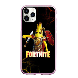 Чехол iPhone 11 Pro матовый Fortnite Potassius Peels Peely, цвет: 3D-розовый