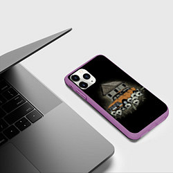 Чехол iPhone 11 Pro матовый Истребитель дачников, цвет: 3D-фиолетовый — фото 2