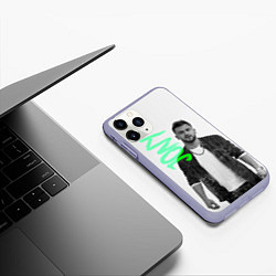Чехол iPhone 11 Pro матовый Jony music, цвет: 3D-светло-сиреневый — фото 2