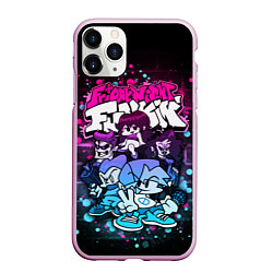 Чехол iPhone 11 Pro матовый Friday Night Funkin Neon, цвет: 3D-розовый