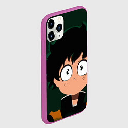 Чехол iPhone 11 Pro матовый Моя геройская академия, цвет: 3D-фиолетовый — фото 2