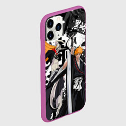 Чехол iPhone 11 Pro матовый Bleach, цвет: 3D-фиолетовый — фото 2